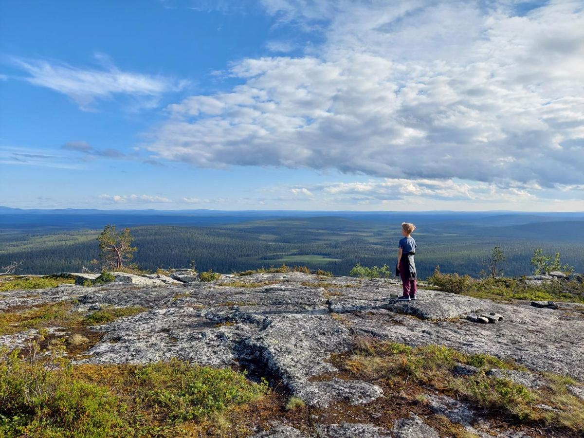 Isokelo Log Apartments Salla Buitenkant foto