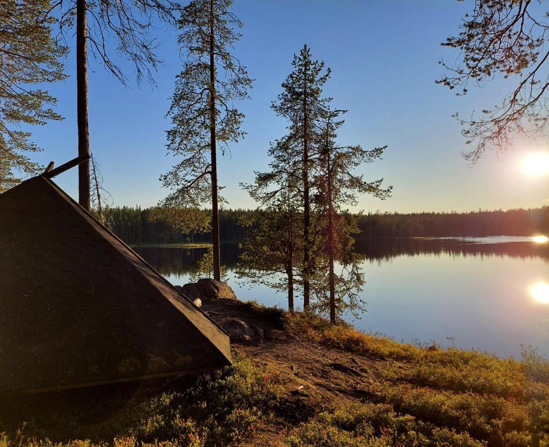 Isokelo Log Apartments Salla Buitenkant foto