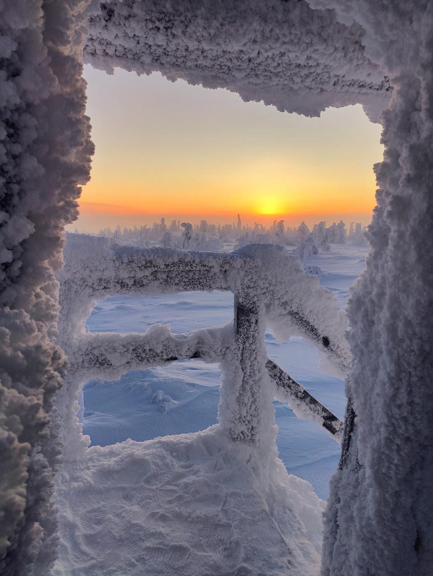 Isokelo Log Apartments Salla Buitenkant foto